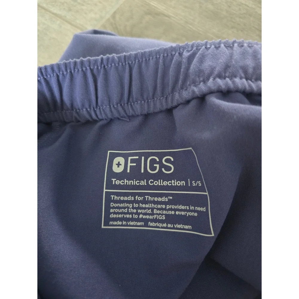 FIGS‎ Tansen Jogger Scrub Pants Mens Small Short Purple Technical Wayfarer